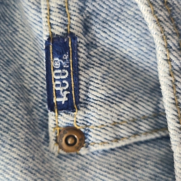 Vintage Lee Mom Jeans Womens Size 14‎ Blue High Waist Tapered Leg Denim - Picture 5 of 5